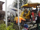 Straße wird geteert