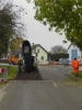 Straße wird geteert
