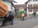 Straße wird geteert