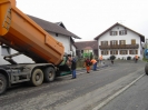 Straße wird geteert