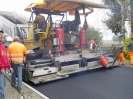 Straße wird geteert