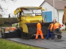 Straße wird geteert