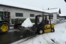 Schnee wohin man schaut