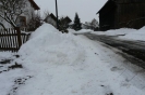 Schnee wohin man schaut
