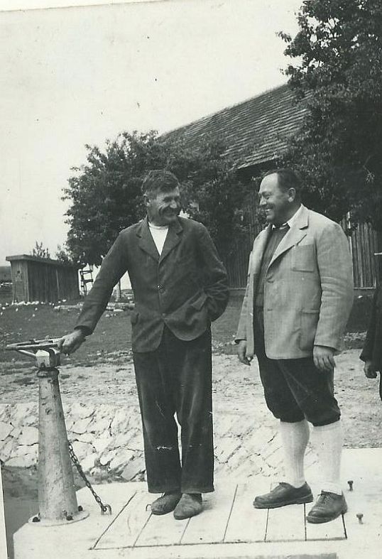 Opa beim Löschweiher