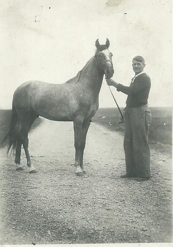 Opa mit Pferd 1