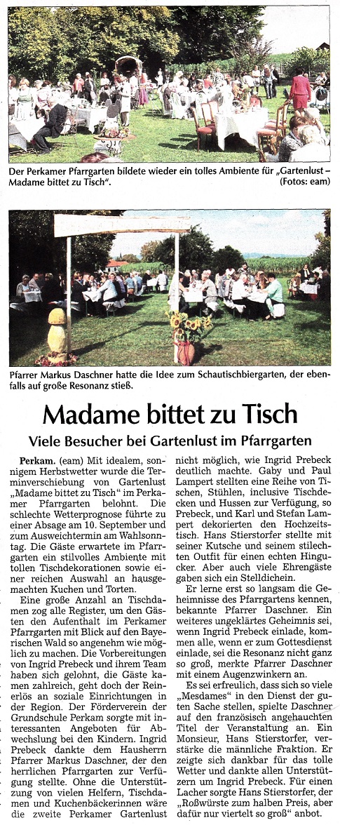 Madame bittet zu Tisch