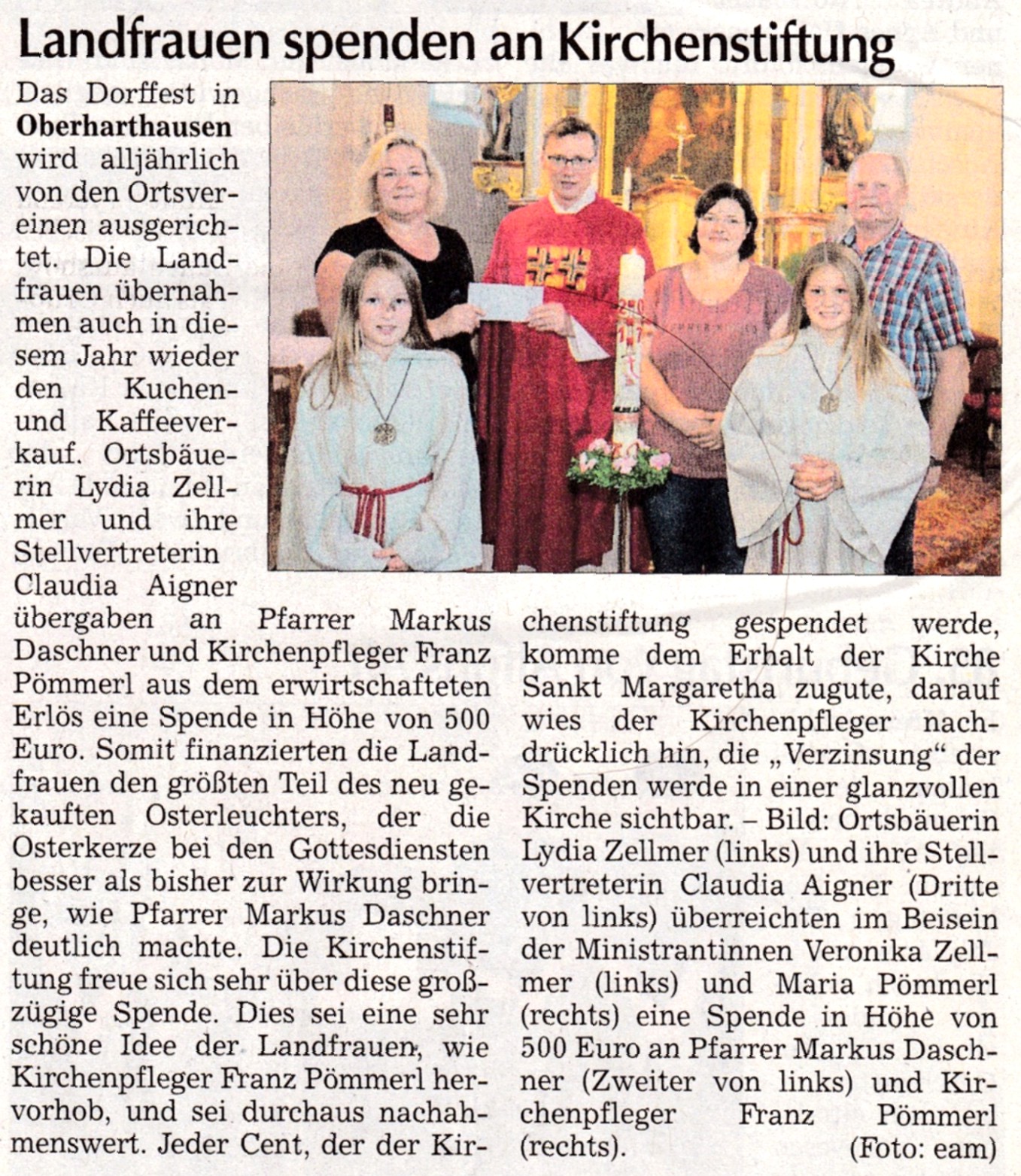 Landfrauen Spende