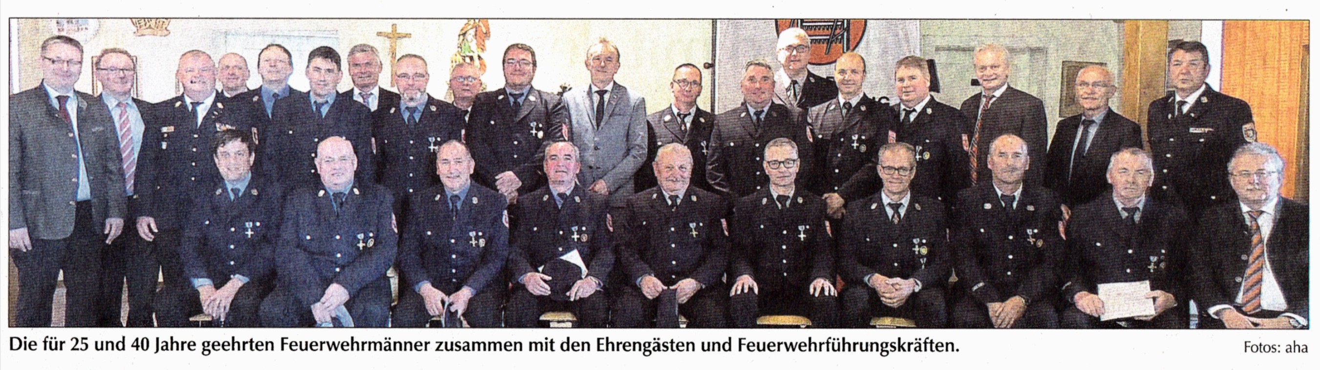 FFW Ehrung Peter Schneck