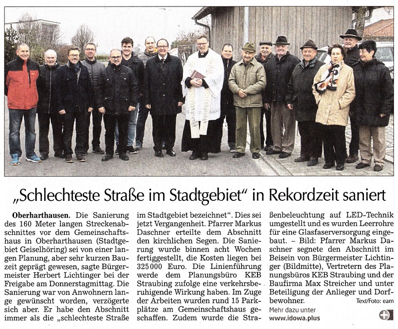 Zeitungsbericht