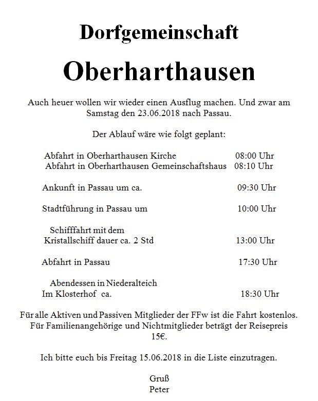 Ausflug