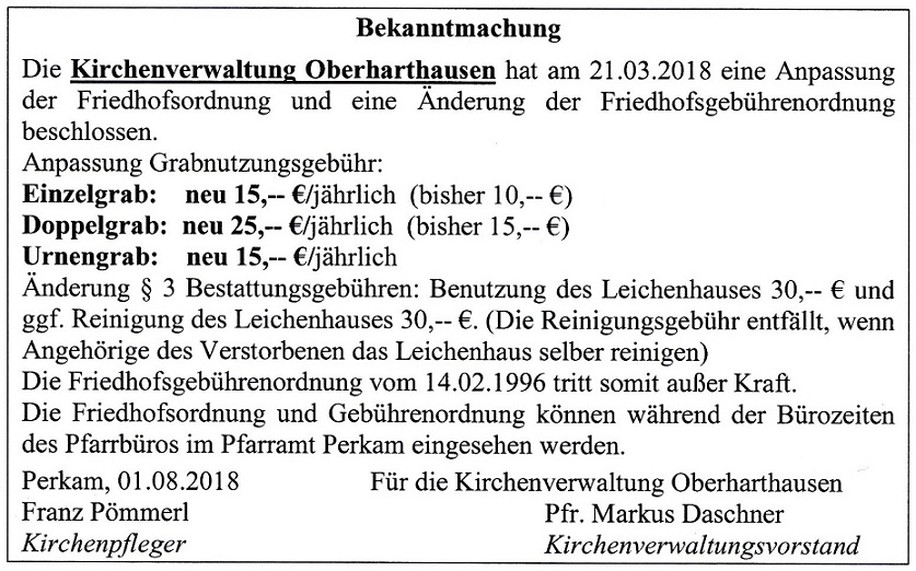 Grabgebühren
