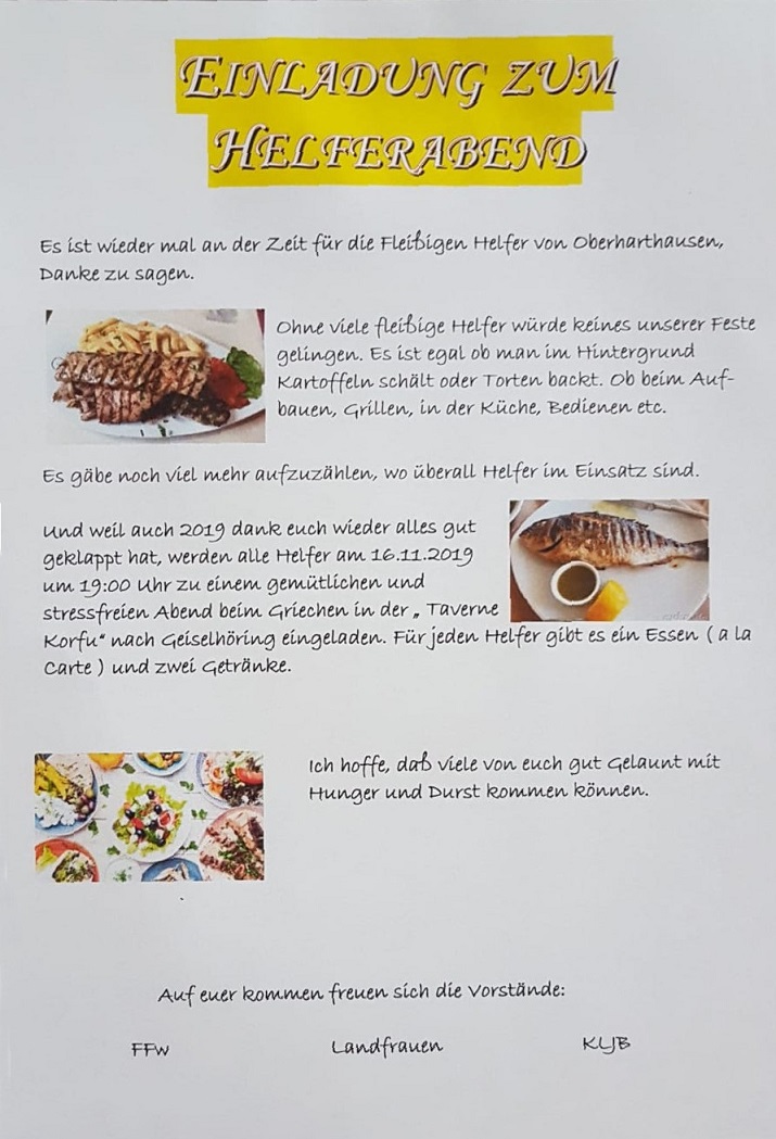 Einladung