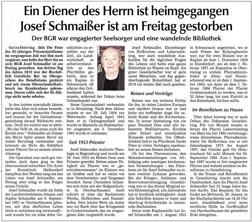 Zeitungsbericht 29.1.2019 klein