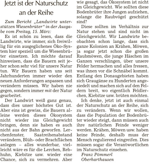 2019 03 19 Straubinger Tagblatt 