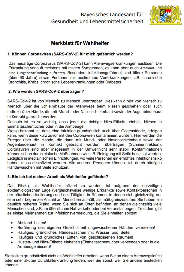 Merkblatt Wahlhelfer