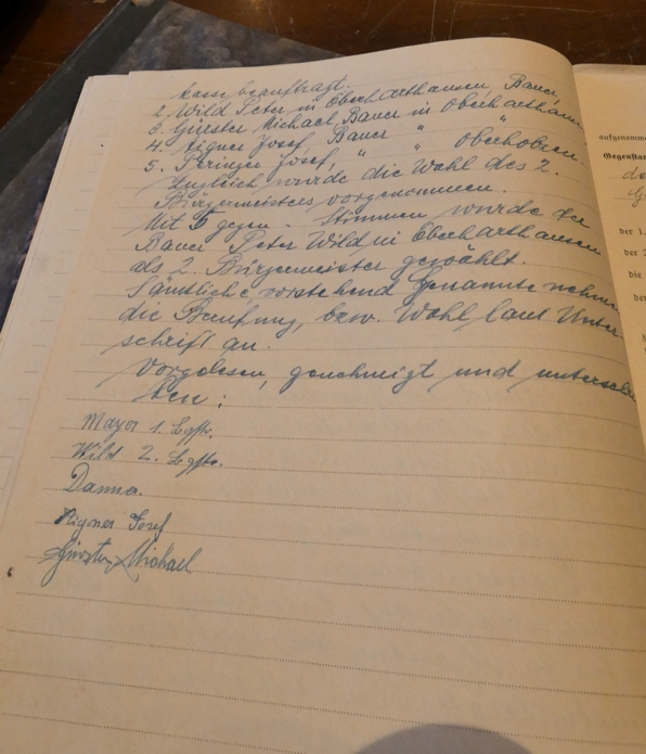 SSitzung 13. Mai 1945 Neubildung des Gemeinderates 2