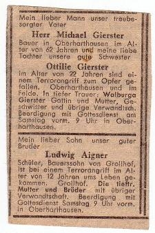 Todesanzeige