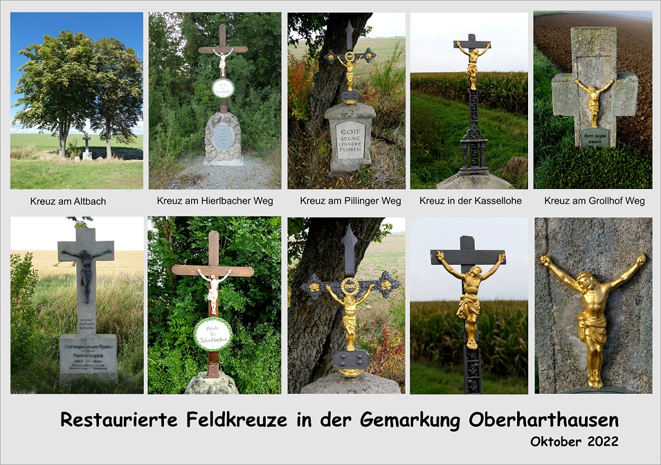 Alle restaurierten Feldkreuze 2022 kl