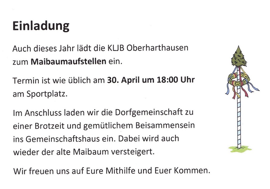 Einladung
