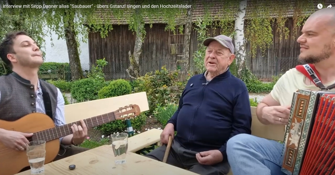 Kini Musi mit Gstanzlsinger Sepp Danner