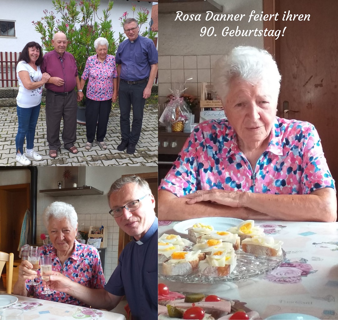 90. Gebnurtstag Rosa Danner im Juli