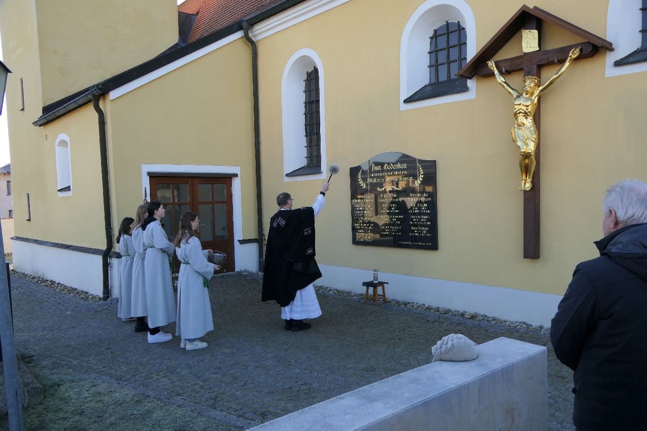 Segnung Gedenktafel