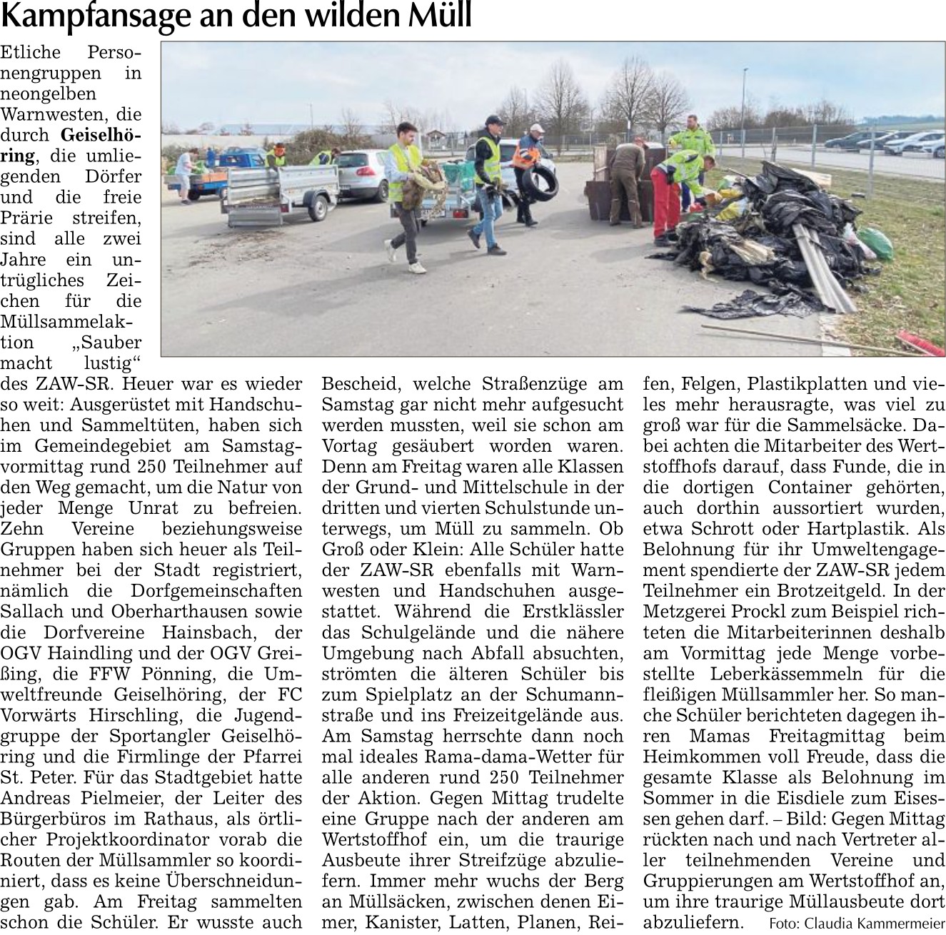 2025 03 24 Straubinger Tagblatt Kampfansage an den wilden Mull