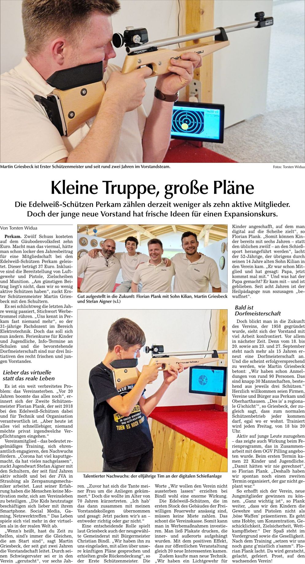 2026 09 14 Allgemeine Laber Zeitung Kleine Truppe grosse Plane
