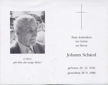 schiesl johann