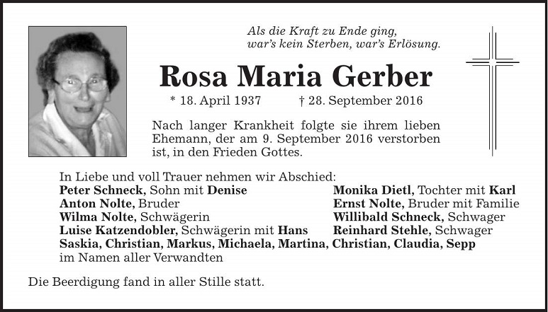 Gerber Rosa Maria