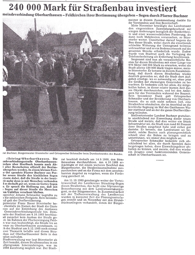 Strassenbau 1989