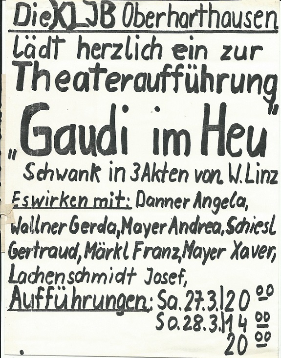 Gaudi im Heu